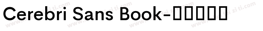 Cerebri Sans Book字体转换